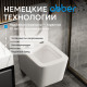 Подвесной унитаз ABBER Rechteck AC1201MW белый матовый, безободковый