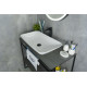 Раковина накладная Gid N9122 51124 белая 71x40x14