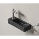 Раковина подвесная Gid Bm9271R 62202R черная матовая 38x14.5x8