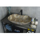 Раковина накладная Gid Mnc503 54440 под камень глянцевая 66.5x41x12