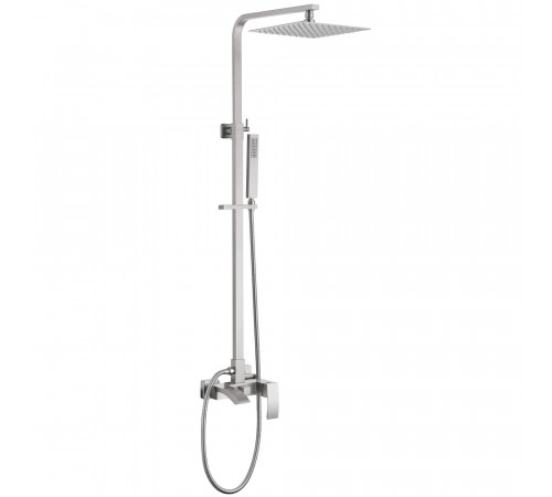 Стойка для душа ABBER Wasserfall AF8616SPL с изливом, сатин