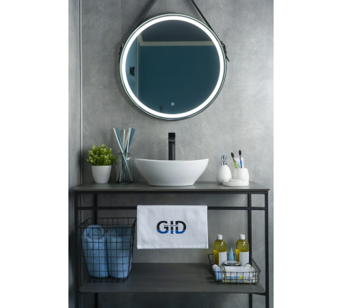 Раковина накладная Gid N9138 51178 белая 41x34x15
