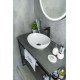 Раковина накладная Gid N9138 51178 белая 41x34x15