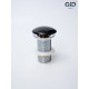 Клапан донный GID без перелива Bl100 72201K черный глянцевый 7x7x10