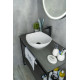 Раковина накладная Gid N9412 51191 белая 41.5x38x14