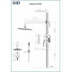 Душевая система GID встраиваемая Edessa L070-BM-VD2