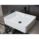 Раковина накладная Gid N9104 51236 белая 52x41x13.5