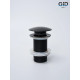 Клапан донный GID без перелива G-55BM 76602K черный матовый 7x7x10