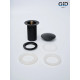 Клапан донный GID без перелива G-55BM 76602K черный матовый 7x7x10