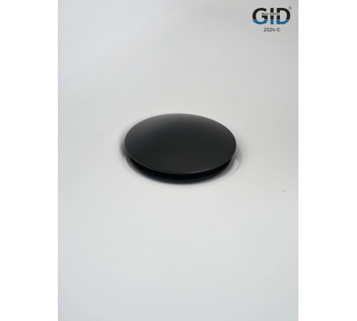 Клапан донный GID без перелива G-55BM 76602K черный матовый 7x7x10