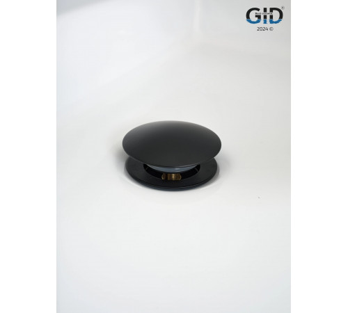 Клапан донный GID без перелива G-55BM 76602K черный матовый 7x7x10