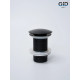 Клапан донный GID без перелива G-55BM 76602K черный матовый 7x7x10