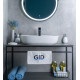 Раковина накладная Gid D1346 51194 белая 61x41x14