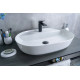 Раковина накладная Gid D1346 51194 белая 61x41x14