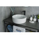 Раковина накладная Gid N9425 51144 белая 40x40x15