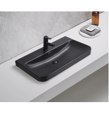 Раковина встраиваемая Gid Bm9580s 72211 черная матовая 81x46.5x16.5
