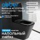 Унитаз компакт ABBER Rechteck AC1210TMB черный матовый, безободковый, смыв торнадо
