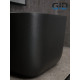 Раковина накладная Gid N9301bg 53356 черная графит 36x36x25.5