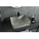 Раковина накладная Gid Mnc605 54460 под камень глянцевая 48x37x13