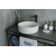 Раковина накладная Gid N9424 51179 белая 40x40x12