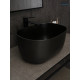 Раковина накладная Gid N9302bg 53377 черная графит 45x32x22
