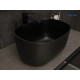 Раковина накладная Gid N9302bg 53377 черная графит 45x32x22