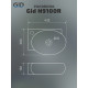 Раковина подвесная Gid N9100R 61103R белая 43.5x30x13