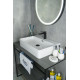 Раковина накладная Gid N9256 51172 белая 60x42x14