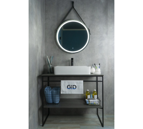 Раковина накладная Gid N9256 51172 белая 60x42x14