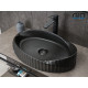 Раковина накладная Gid Bm888 53358 черная матовая 60x38.5x13.5