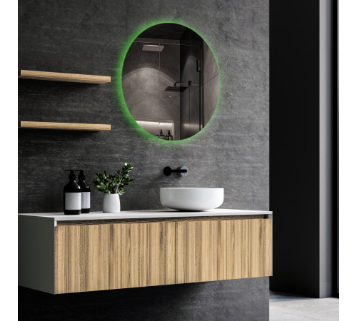 Заркало для ванной Abber Mond AG6204SSmart с подсветкой, SMART-управление