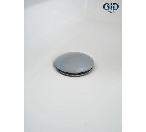Клапан донный GID без перелива  Gmh100 74401K серый матовый 7x7x10
