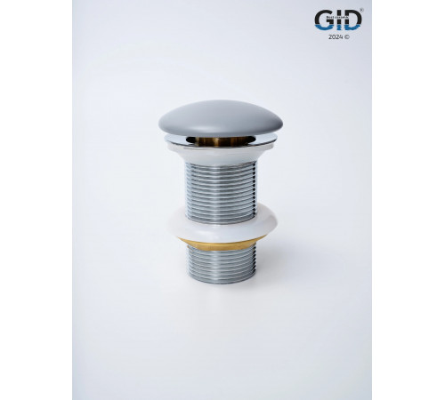 Клапан донный GID без перелива  Gmh100 74401K серый матовый 7x7x10