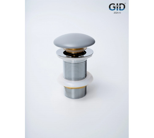 Клапан донный GID без перелива  Gmh100 74401K серый матовый 7x7x10