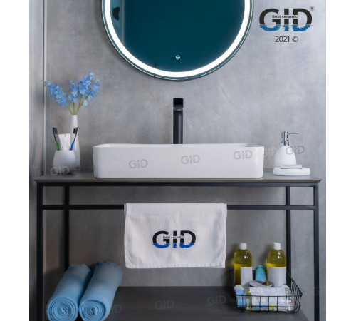 Раковина накладная Gid N9396 51140 белая 60x34x11