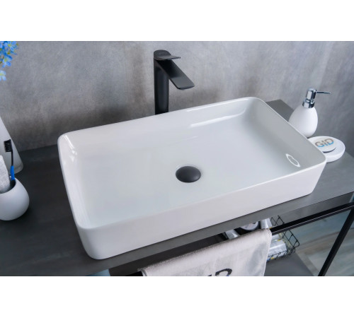 Раковина накладная Gid N9396 51140 белая 60x34x11