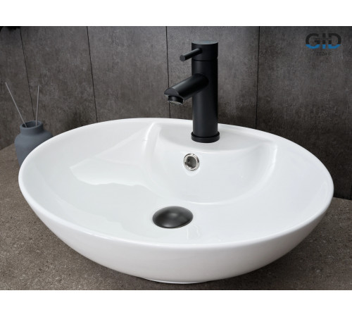 Раковина накладная Gid N9005 51206 белая 51x41x15