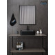 Раковина накладная Gid Bm9103 53374 черная матовая 48x37x13