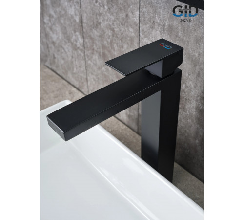 Смеситель GID для раковины (высокий) Anchel SS979-BM-D SS979BMD черный матовый