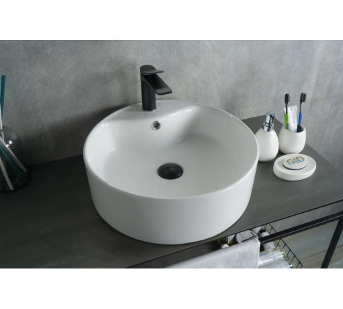 Раковина накладная Gid N9008b 51104 белая 46x46x16