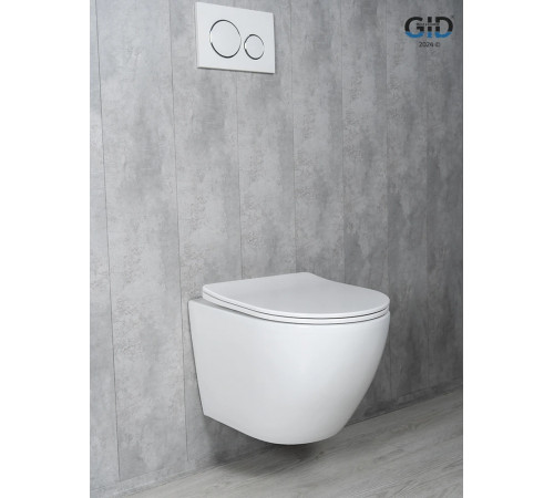 Подвесной унитаз GID Tornado Tr2122TF 62258Y белый 49x36x36