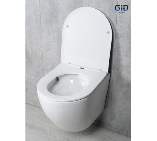 Подвесной унитаз GID Tornado Tr2122TF 62258Y белый 49x36x36