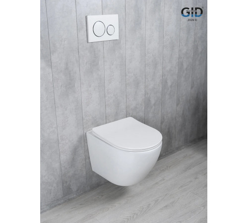 Подвесной унитаз GID Tornado Tr2122TF 62258Y белый 49x36x36