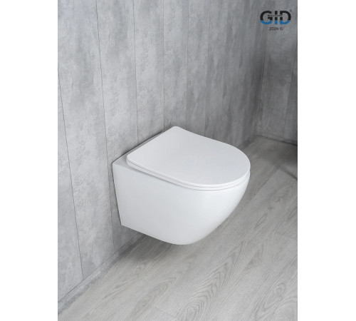Подвесной унитаз GID Tornado Tr2122TF 62258Y белый 49x36x36