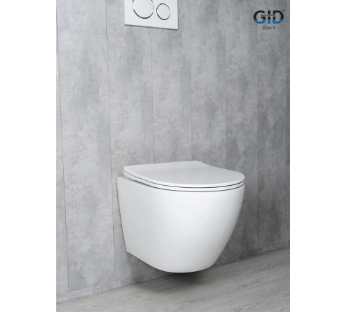 Подвесной унитаз GID Tornado Tr2122TF 62258Y белый 49x36x36
