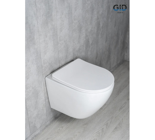 Подвесной унитаз GID Tornado Tr2122TF 62258Y белый 49x36x36