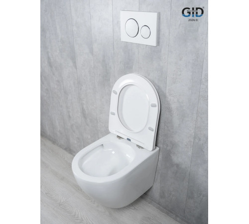 Подвесной унитаз GID Tornado Tr2122TF 62258Y белый 49x36x36