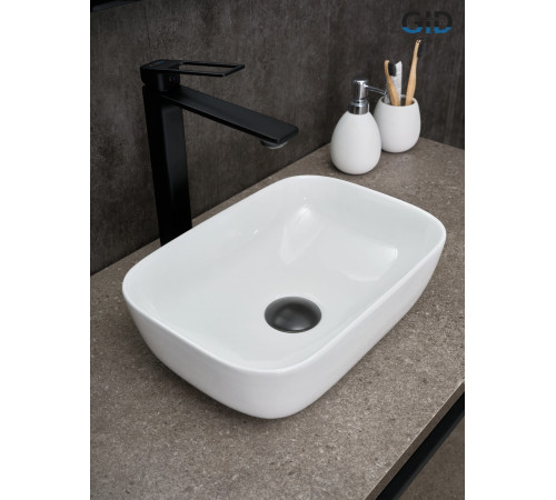 Раковина накладная Gid N1334 51237 белая 36x25x11.5
