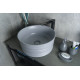 Раковина накладная Gid Gm969 53335 серая матовая 41x41x18