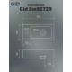 Раковина подвесная Gid Bm9272R 62203R черная матовая 36.5x18x9